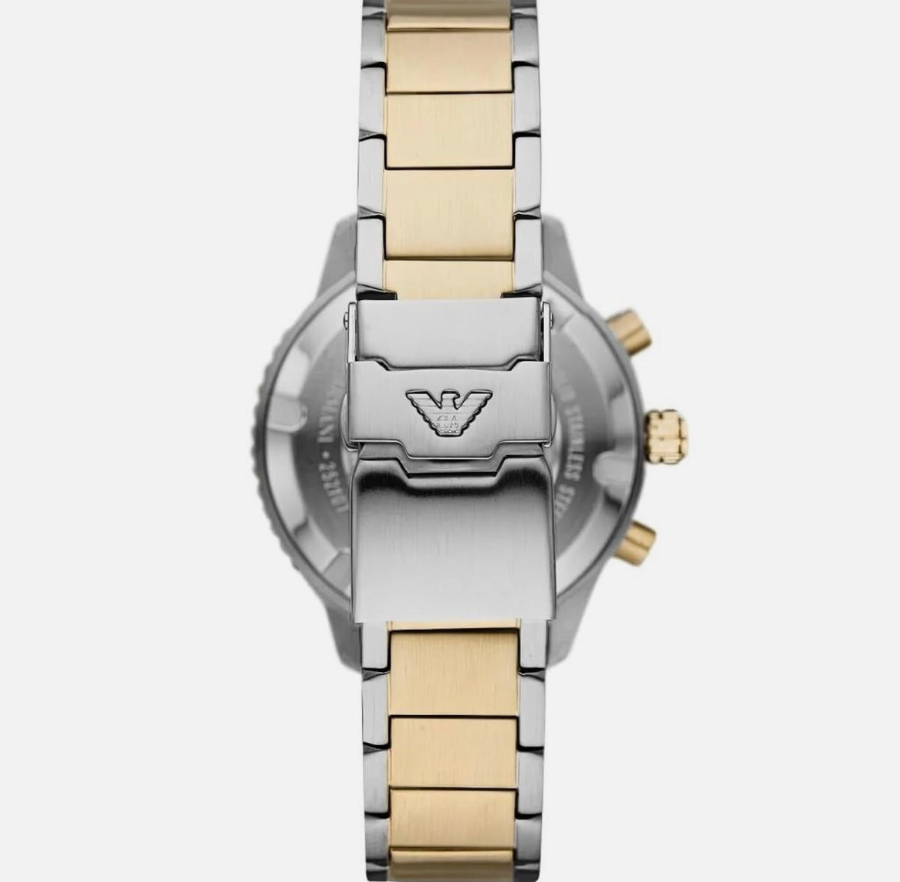 Montre Emporio Armani AR11362 Cadran Bleu - Chronographe - Bracelet Acier Bicolore - Homme