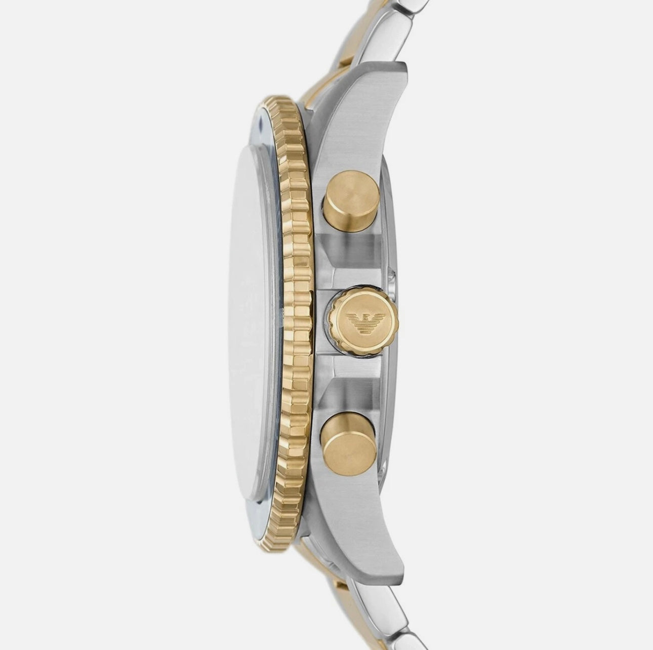 Montre Emporio Armani AR11362 Cadran Bleu - Chronographe - Bracelet Acier Bicolore - Homme